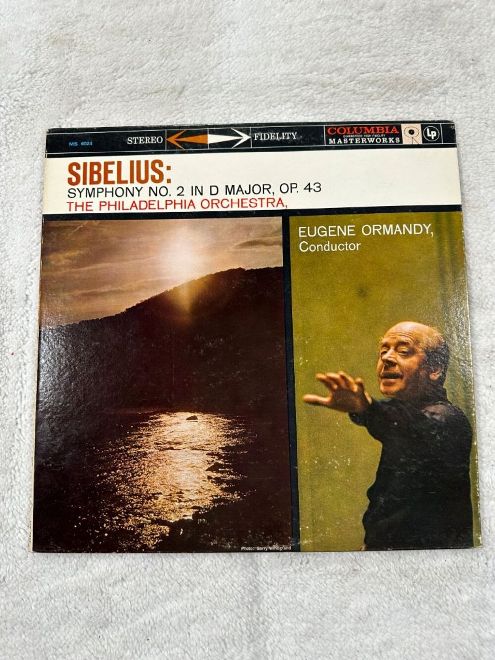 Sibelius Symphony No. 2 In D Major Op. 43 LP Stereo Columbia Masterworks MS 6024